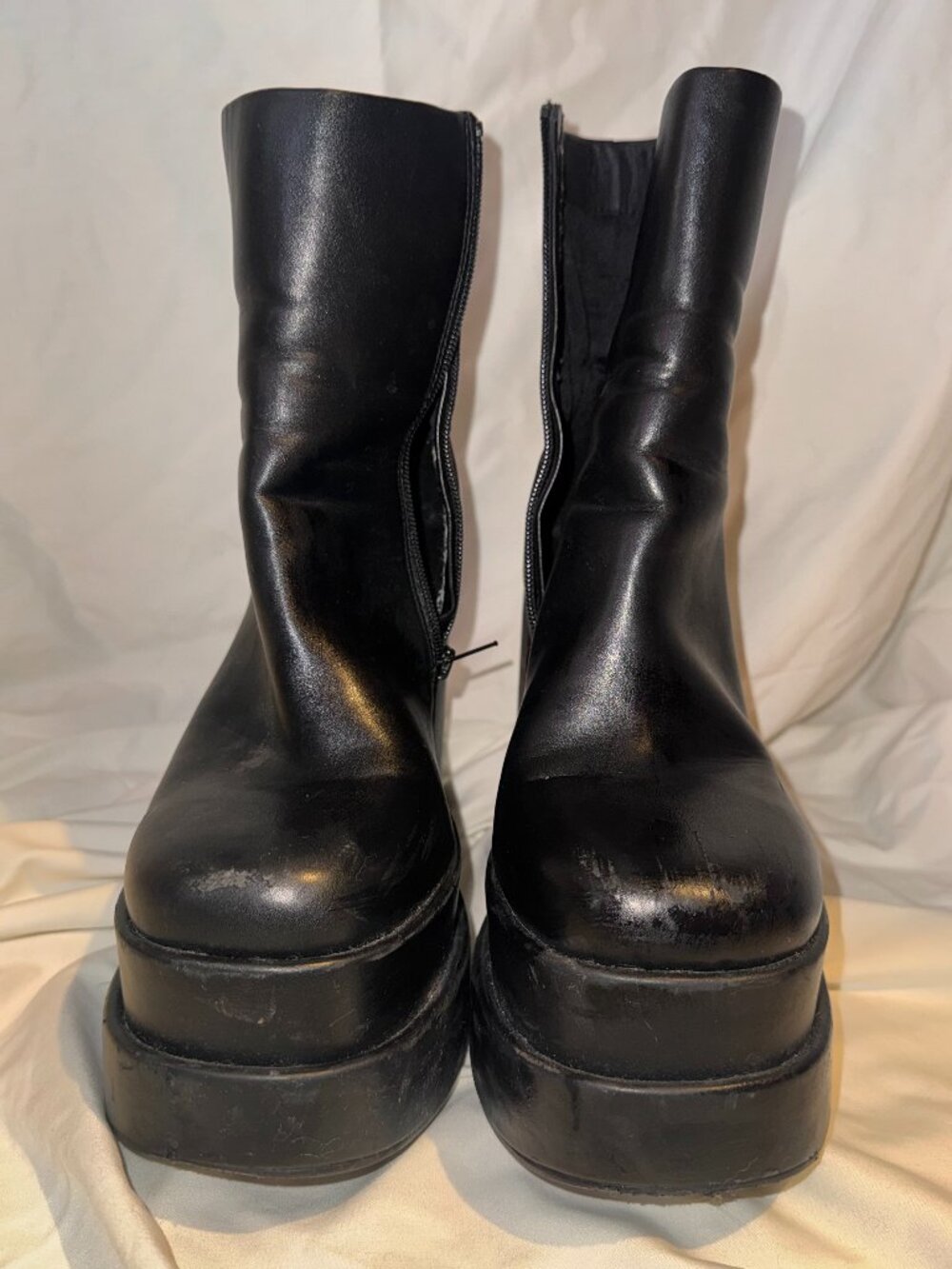 Windsor Smith Found Black Stretch Sock Boot Size 10